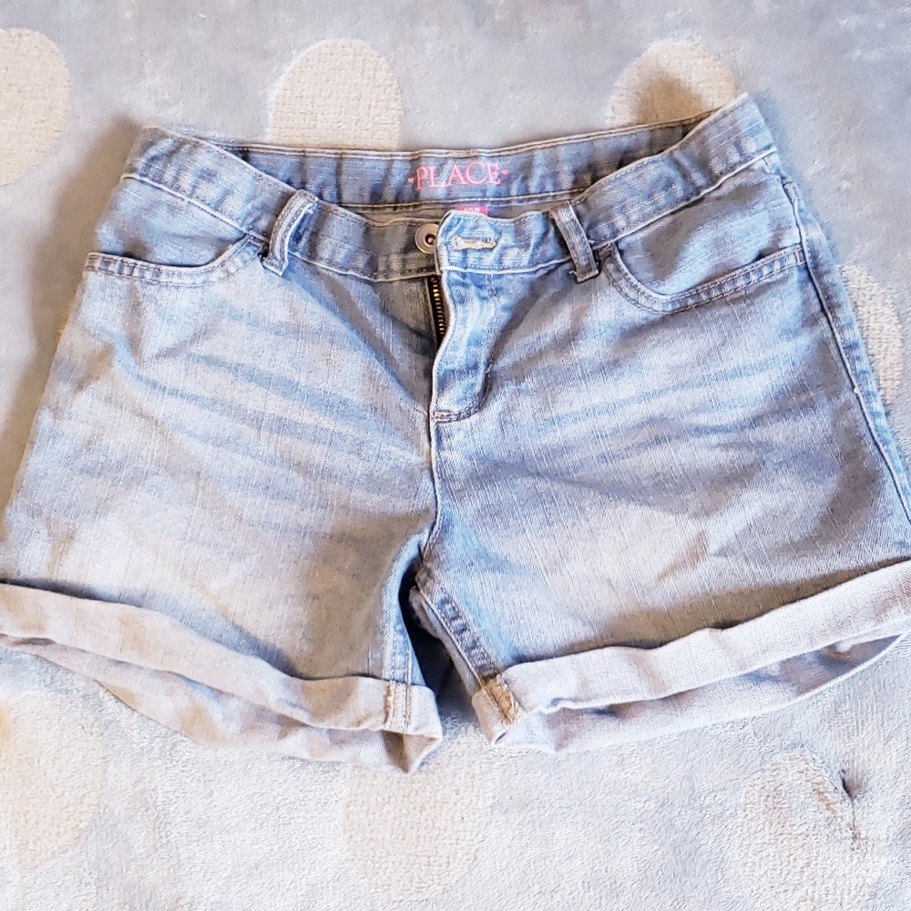 Childrens Place Girls Denim Shorts Size 10 plus